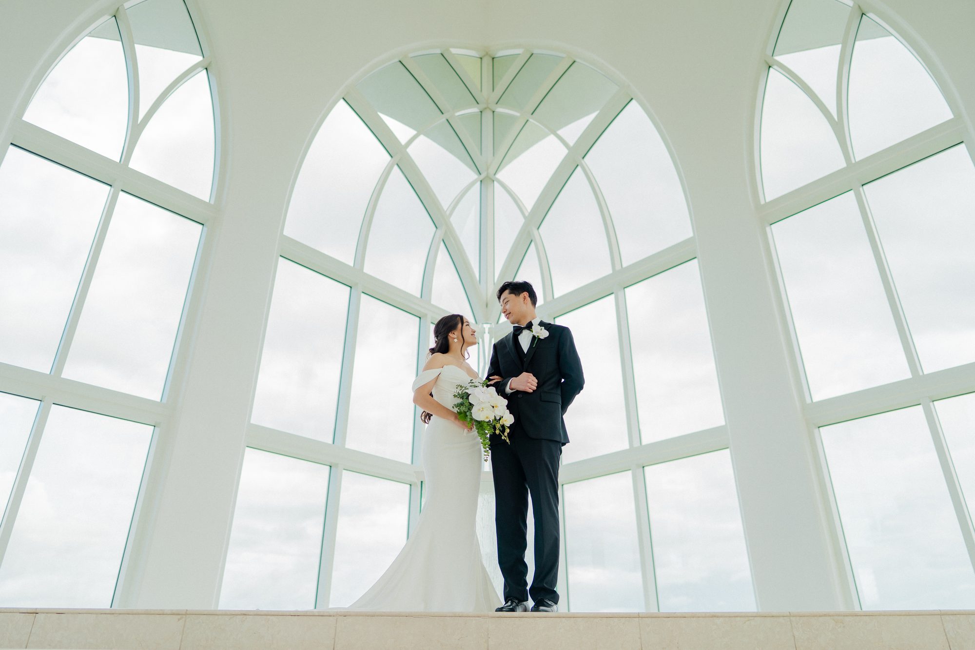 First dance under warm reception lighting